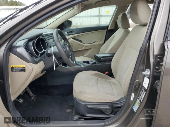 2015 Kia Optima LX with VIN 5XXGM4A71FG399613, listed as a Copart auction lot 49893665 with 201,876 mi miles and Salvage Title. Bid and sale history available at carsss.com. Image 7.