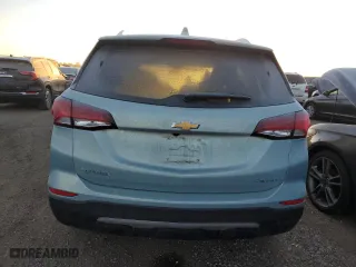 2022 Chevrolet Equinox Premier with VIN 2GNAXNEV6N6113121, listed as a Copart auction lot 87183584 with 17,105 mi miles and Salvage Title. Bid and sale history available at carsss.com. Image 6.