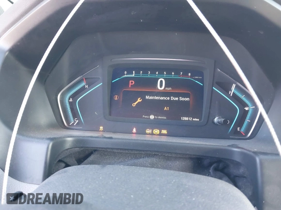 2019 Honda Odyssey LX with VIN 5FNRL6H21KB057139, listed as a IAAI auction lot 41422185 with 128,812 mi miles and . Bid and sale history available at DreamBid. Image 7.
