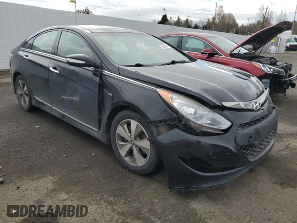 2012 Hyundai Sonata Hybrid with VIN KMHEC4A45CA043569, listed as a Copart auction lot 50185855 with 120,728 mi miles and Salvage Title. Bid and sale history available at DreamBid. Image 4.