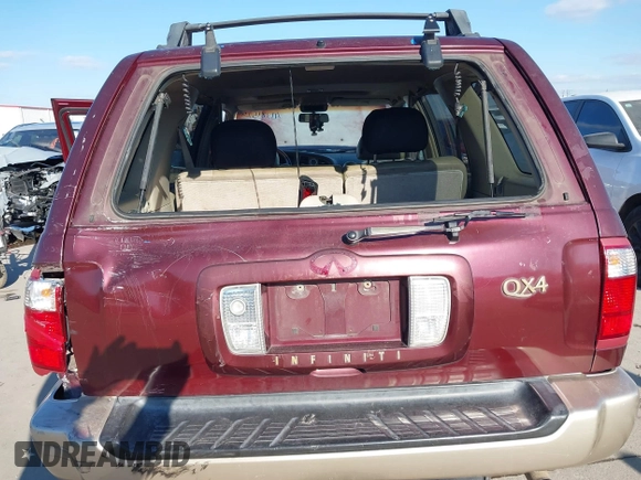 2002 Infiniti QX4 with VIN JNRDR09X02W212520, listed as a IAAI auction lot 41381529 with 182,828 mi miles and . Bid and sale history available at DreamBid. Image 6.