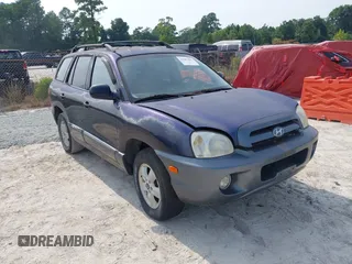 2005 Hyundai Santa Fe GLS with VIN KM8SC13D55U914499, listed as a IAAI auction lot 42587492 with 198,141 mi miles and . Bid and sale history available at DreamBid. Image 1.