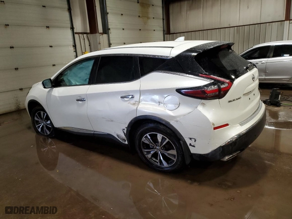 2021 Nissan Murano S with VIN 5N1AZ2AS9MC137024, listed as a Copart auction lot 43761925 with 46,527 mi miles and Salvage Title. Bid and sale history available at carsss.com. Image 2.