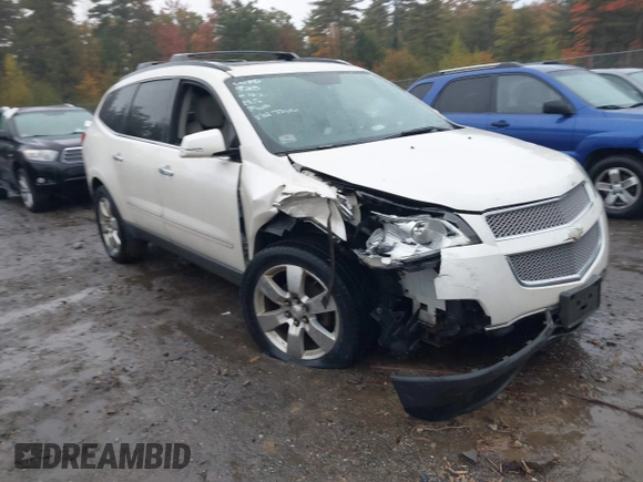 2011 Chevrolet Traverse LTZ with VIN 1GNKVLED5BJ385566, listed as a IAAI auction lot 40530314 with 166,155 mi miles and . Bid and sale history available at DreamBid. Image 6.