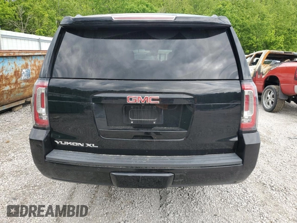 2019 GMC Yukon XL SLT with VIN 1GKS2GKC5KR166603, listed as a Copart auction lot 57913715 with 126,609 mi miles and Salvage title. Bid and sale history available at DreamBid. Image 6.