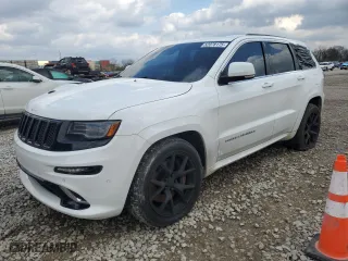 2015 Jeep Grand Cherokee SRT with VIN 1C4RJFDJ3FC918942, listed as a Copart auction lot 52078175 with 115,964 mi miles and Salvage Title. Bid and sale history available at carsss.com. Image 1.