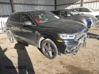 2018 Audi SQ5 Premium Plus with VIN WA1A4AFYXJ2063277, listed as a IAAI auction lot 41657799 with 86,111 mi miles and . Bid and sale history available at DreamBid. Image 1.