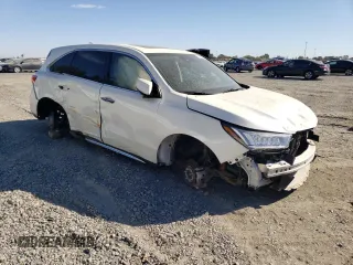 2019 Acura MDX with VIN 5J8YD3H30KL009601, listed as a Copart auction lot 77083364 with 0 mi miles and Salvage Title. Bid and sale history available at carsss.com. Image 4.
