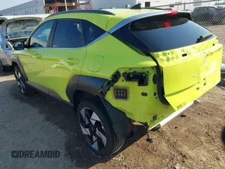 2024 Hyundai Kona Limited with VIN KM8HECA35RU067984, listed as a IAAI auction lot 41656956 with 15,343 mi miles and . Bid and sale history available at carsss.com. Image 3.