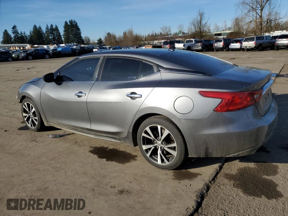 2016 Nissan Maxima SV with VIN 1N4AA6AP0GC443814, listed as a Copart auction lot 41847345 with 158,192 mi miles and Salvage Title. Bid and sale history available at DreamBid. Image 2.