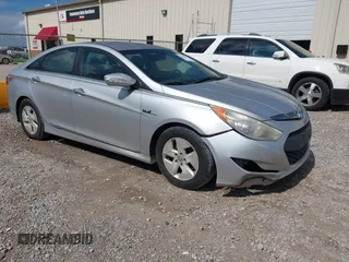 2012 Hyundai Sonata Hybrid with VIN KMHEC4A4XCA020935, listed as a IAAI auction lot 42639519 with 169,001 mi miles and . Bid and sale history available at DreamBid. Image 1.