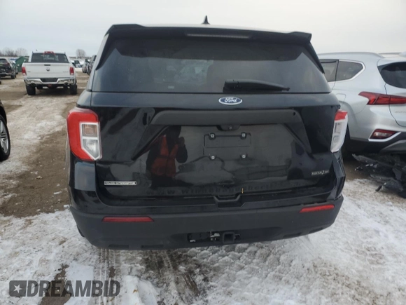 2020 Ford Police Interceptor Utility z VIN 1FM5K8AB9LGA97902, wystawiony jako Copart lot #45096225 z przebiegiem 93 845 mil mil oraz Szkody całkowita. Historia ofert i sprzedaży dostępna na DreamBid. Obrazek 6.