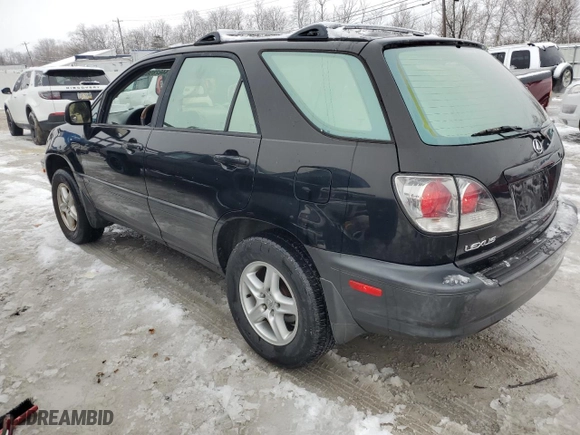 2002 Lexus RX 300 with VIN JTJHF10U820245848, listed as a Copart auction lot 44628965 with 198,690 mi miles and Clean Title. Bid and sale history available at carsss.com. Image 2.