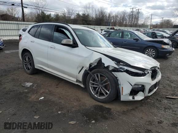 2019 BMW X3 M40i with VIN 5UXTS3C59K0Z03846, listed as a Copart auction lot 45012455 with 63,306 mi miles and Salvage Title. Bid and sale history available at DreamBid. Image 4.