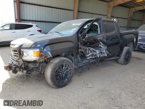 2021 GMC Canyon 2WD Elevation with VIN 1GTG5CENXM1184367, listed as a Copart auction lot 71882084 with 0 mi miles and Salvage Title. Bid and sale history available at carsss.com. Image 1.
