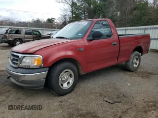 2002 Ford F-150 XL with VIN 1FTRF17292NB56837, listed as a Copart auction lot 43421545 with 0 mi miles and Salvage Title. Bid and sale history available at carsss.com. Image 1.