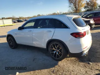 2021 Mercedes-Benz GLC with VIN W1N0G6EB2MF977676, listed as a Copart auction lot 81403924 with 7,119 mi miles and Salvage Title. Bid and sale history available at carsss.com. Image 2.