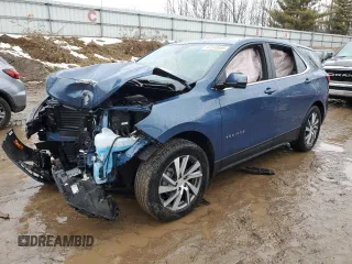 2024 Chevrolet Equinox LT with VIN 3GNAXKEG8RL215750, listed as a Copart auction lot 47218605 with Not Provided miles and Non Repairable. Bid and sale history available at DreamBid. Image 1.