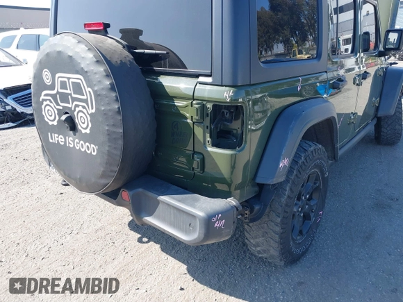 2020 Jeep Wrangler Unlimited Sport S с VIN 1C4HJXDG6LW285952, выставлен на аукционе IAAI как лот 41666200 с пробегом 37 089 миль миль и . История ставок и продаж доступна на DreamBid. Изображение 6.