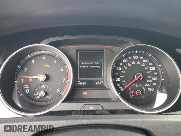 2019 Volkswagen Golf GTI S with VIN 3VW5T7AU4KM030347, listed as a Copart auction lot 48943025 with 49,636 mi miles and Salvage Title. Bid and sale history available at carsss.com. Image 9.