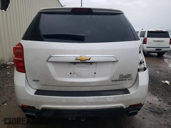 2016 Chevrolet Equinox LTZ with VIN 2GNFLGE36G6149986, listed as a Copart auction lot 88251995 with 124,522 mi miles and Salvage Title. Bid and sale history available at carsss.com. Image 6.