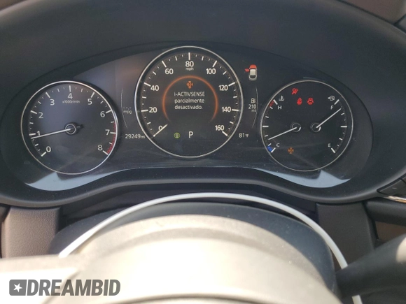 2024 Mazda CX-30 S Premium with VIN 3MVDMBDM7RM695181, listed as a Copart auction lot 54154095 with 29,249 mi miles and Salvage title. Bid and sale history available at DreamBid. Image 9.