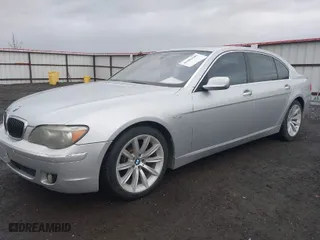 2007 BMW 7 Series 750Li with VIN WBAHN83577DT68489, listed as a IAAI auction lot 41985905 with 149,993 mi miles. Bid and sale history available at carsss.com. Image 2.