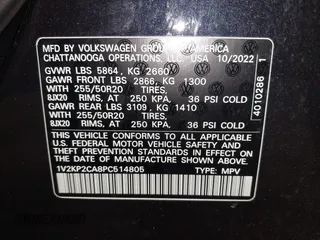 2023 Volkswagen Atlas SE с VIN 1V2KP2CA8PC514805, выставлен на аукционе IAAI как лот 41190485 с пробегом 20 639 миль миль и . История ставок и продаж доступна на DreamBid. Изображение 9.