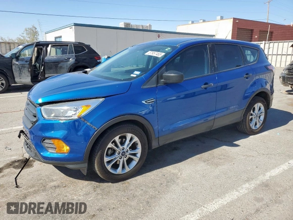 2017 Ford Escape S with VIN 1FMCU0F73HUC10243, listed as a Copart auction lot 57957465 with 79,377 mi miles and Salvage title. Bid and sale history available at DreamBid. Image 1.