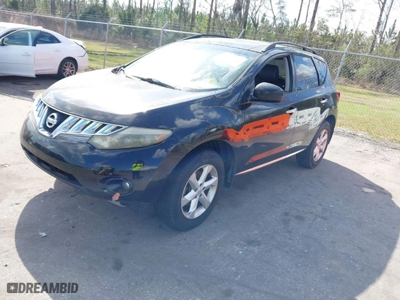 2009 Nissan Murano S with VIN JN8AZ18U59W003918, listed as a IAAI auction lot 41552455 with 143,503 mi miles. Bid and sale history available at carsss.com. Image 2.