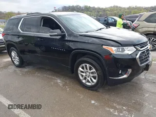 2018 Chevrolet Traverse LT Cloth z VIN 1GNERGKWXJJ217824, wystawiony jako IAAI lot #41989958 z przebiegiem 85 533 mil mil oraz . Historia ofert i sprzedaży dostępna na DreamBid. Obrazek 1.