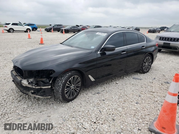 2017 BMW 5 Series 530i with VIN WBAJA5C37HG894776, listed as a Copart auction lot 54784035 with 117,987 mi miles and Salvage Title. Bid and sale history available at carsss.com. Image 1.