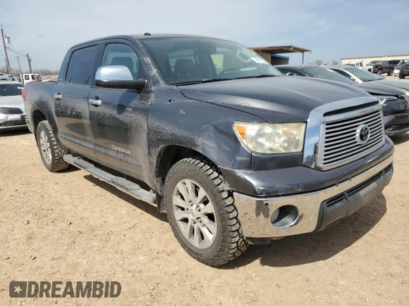 2012 Toyota Tundra 4WD Truck LTD with VIN 5TFHW5F19CX243557, listed as a Copart auction lot 46826515 with 106,924 mi miles and Salvage Title. Bid and sale history available at carsss.com. Image 4.