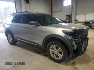 2022 Ford Explorer XLT with VIN 1FMSK8DH4NGB25448, listed as a Copart auction lot 53880595 with 61,705 mi miles and Salvage Title. Bid and sale history available at DreamBid. Image 4.