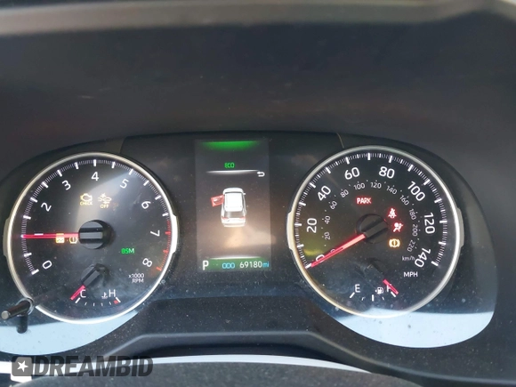 2022 Toyota RAV4 XLE Premium with VIN 2T3A1RFV6NC283890, listed as a IAAI auction lot 42045390 with 69,180 mi miles and . Bid and sale history available at DreamBid. Image 7.