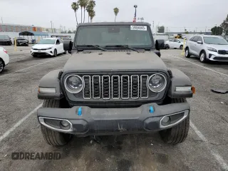 2024 Jeep Wrangler Sahara with VIN 1C4RJXP6XRW168603, listed as a Copart auction lot 59056565 with 5,625 mi miles and Non repairable. Bid and sale history available at DreamBid. Image 5.