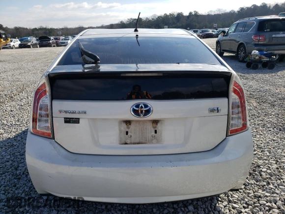 2012 Toyota Prius One with VIN JTDKN3DU2C1548993, listed as a Copart auction lot 46163375 with 179,018 mi miles and Salvage Title. Bid and sale history available at DreamBid. Image 6.
