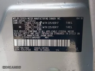 2018 Toyota RAV4 LE with VIN 2T3ZFREV2JW464807, listed as a IAAI auction lot 40966277 with 113,053 mi miles. Bid and sale history available at carsss.com. Image 9.