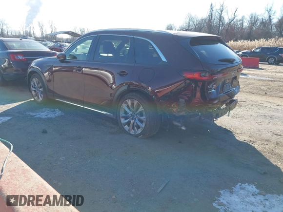 2024 Mazda CX-90 3.3 Turbo Premium Plus with VIN JM3KKEHD3R1143143, listed as a IAAI auction lot 41161865 with 15,686 mi miles. Bid and sale history available at carsss.com. Image 3.