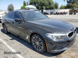 2019 BMW 5 Series 540i with VIN WBAJE5C54KWW12967, listed as a Copart auction lot 58490535 with 91,758 mi miles and Salvage title. Bid and sale history available at DreamBid. Image 4.