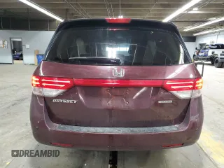 2014 Honda Odyssey Touring with VIN 5FNRL5H93EB079817, listed as a Copart auction lot 56231645 with 65,521 mi miles and Salvage title. Bid and sale history available at DreamBid. Image 6.