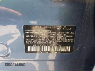 2021 Subaru Forester z VIN JF2SKADC0MH481552, wystawiony jako IAAI lot #42365784 z przebiegiem 22 549 mil mil oraz . Historia ofert i sprzedaży dostępna na DreamBid. Obrazek 9.