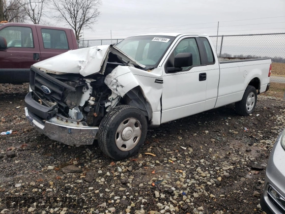 2005 Ford F-150 XL with VIN 1FTPF12515NA54123, listed as a Copart auction lot 84627684 with 176,480 mi miles and Salvage Title. Bid and sale history available at carsss.com. Image 1.