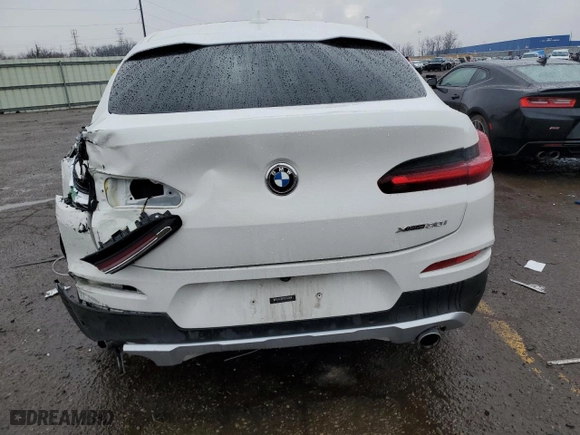 2020 BMW X4 xDrive30i with VIN 5UX2V1C09LLZ32596, listed as a Copart auction lot 50920575 with 50,391 mi miles and Clean Title. Bid and sale history available at carsss.com. Image 6.