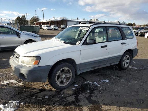 2003 Subaru Forester X with VIN JF1SG63643H732084, listed as a Copart auction lot 87130494 with 155,417 mi miles and Non Repairable. Bid and sale history available at carsss.com. Image 1.