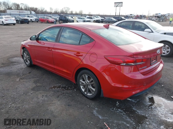 2018 Hyundai Elantra SEL z VIN 5NPD84LF1JH256573, wystawiony jako IAAI lot #41637578 z przebiegiem 95 863 mil mil oraz . Historia ofert i sprzedaży dostępna na DreamBid. Obrazek 3.