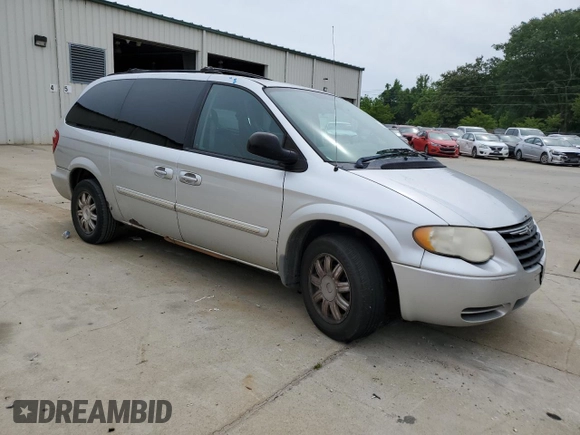 2006 Chrysler Town & Country LWB Touring with VIN 2A4GP54L66R795222, listed as a Copart auction lot 53098964 with 185,048 mi miles and Salvage Title. Bid and sale history available at carsss.com. Image 4.