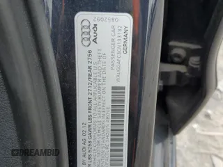 2012 Audi A6 Premium Plus с VIN WAUGGAFC3CN133132, выставлен на аукционе Copart как лот 56023575 с пробегом 90 174 миль миль и Чистый • Clean title. История ставок и продаж доступна на DreamBid. Изображение 12.