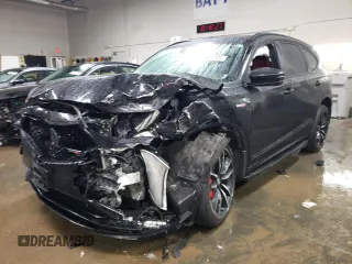 2023 Acura MDX Type S w/Advance Package with VIN 5J8YD8H80PL001286, listed as a Copart auction lot 86610724 with 41,838 mi miles and Salvage Title. Bid and sale history available at carsss.com. Image 1.