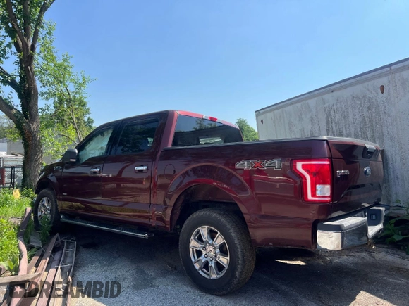 2016 Ford F-150 XLT with VIN 1FTEW1EP3GKF92024, listed as a Copart auction lot 62854695 with 1,007 mi miles and Clean title. Bid and sale history available at DreamBid. Image 3.